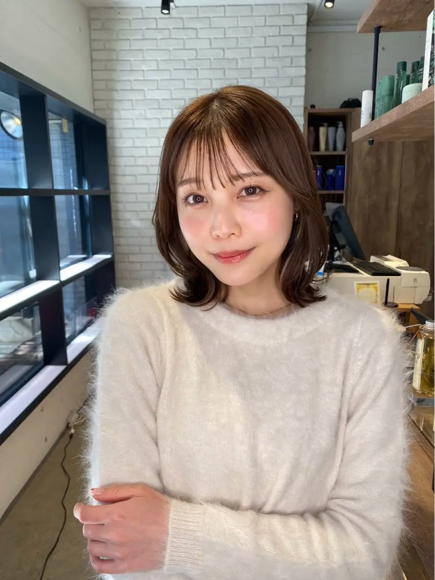 ショート カット まとまるボブ🌼 アレンジ🌼鴨下穂香のヘアスタイル