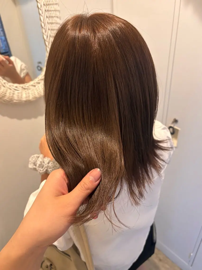 ショート カラー ブラウンカラー ヘアカラー loty すずな/透明感カラーのヘアスタイル