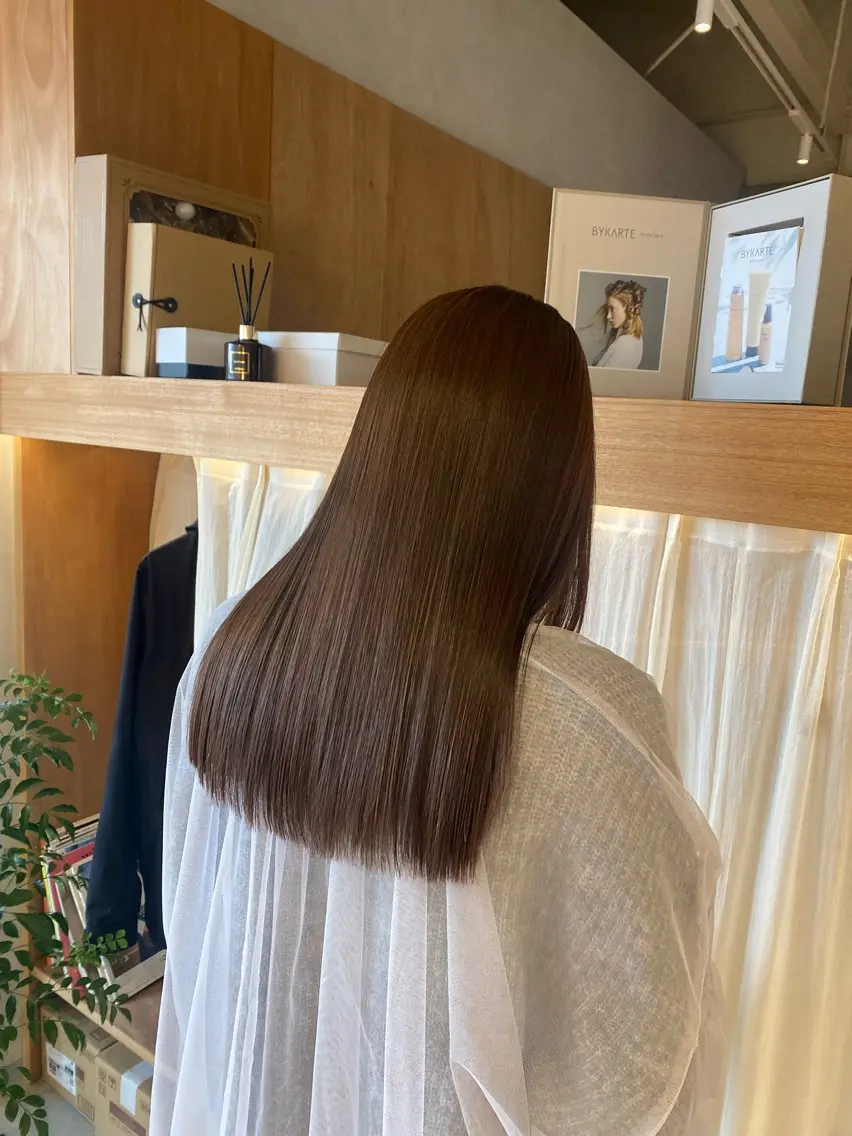 ロング カット ヘアカラー トリートメント manami / muku.のヘアスタイル