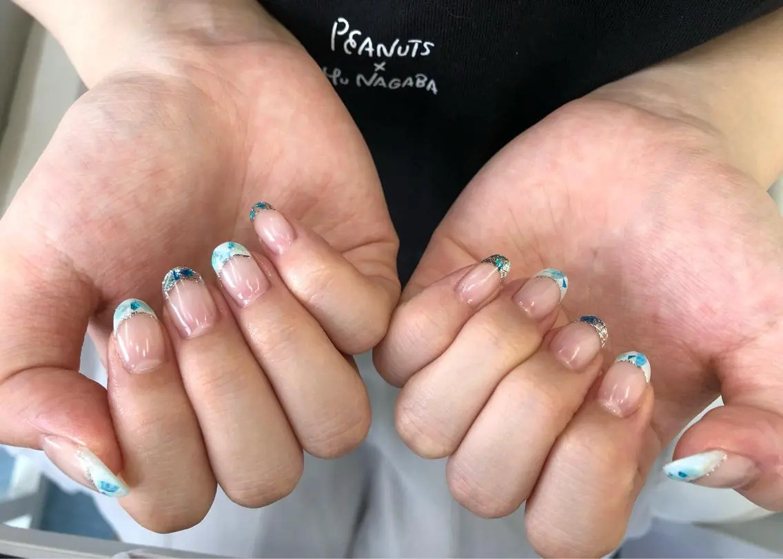 ネイル フレンチネイル ハンドネイル Nakano Kanaのネイルデザイン