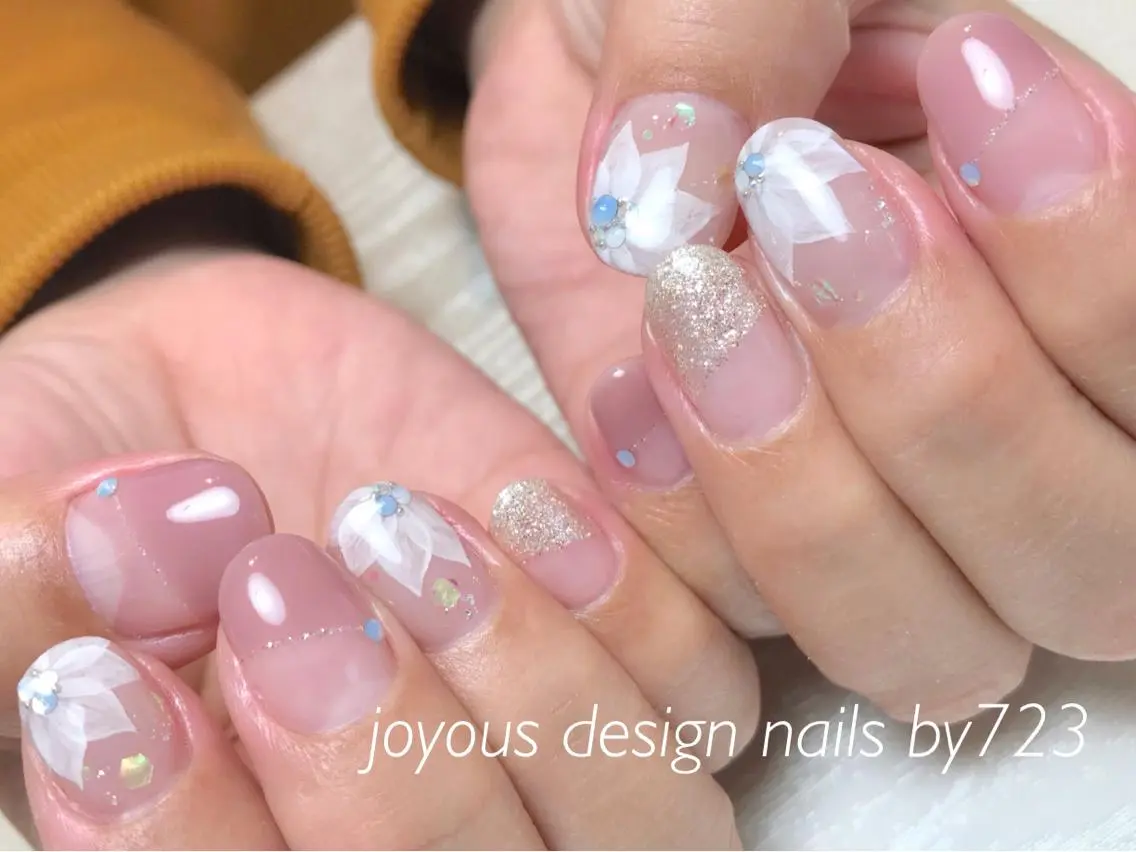 ネイル ストーンネイル ハンドネイル jdn natsumiのネイルデザイン