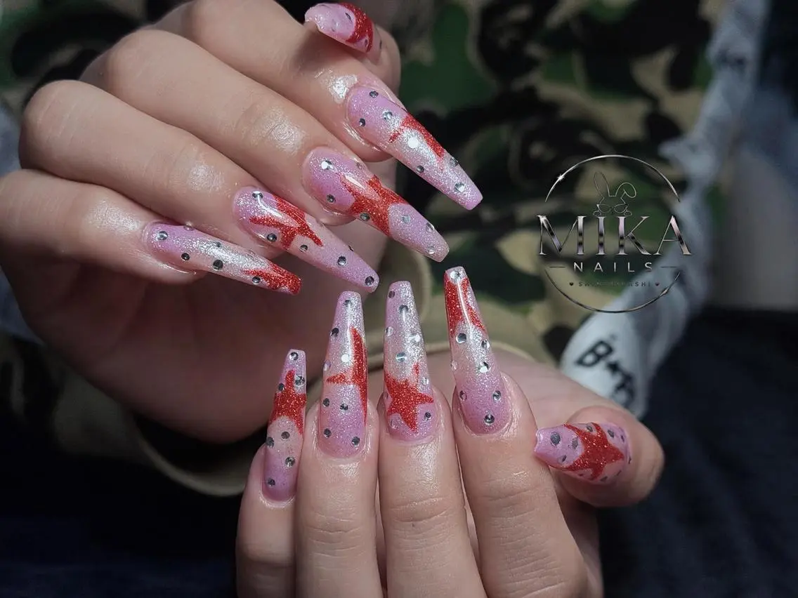 ネイル アートネイル チークネイル ドット フットネイル フレンチネイル ハンドネイル KIMU MIKA.NAILのネイルデザイン