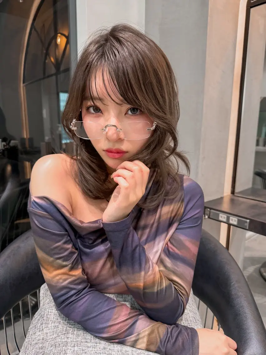 🌈❣️５月限定❣️🌈オリジナルカット&透明感リタッチカラー+集中補修スチームハホニコトリートメント❣️コテ巻き付の写真