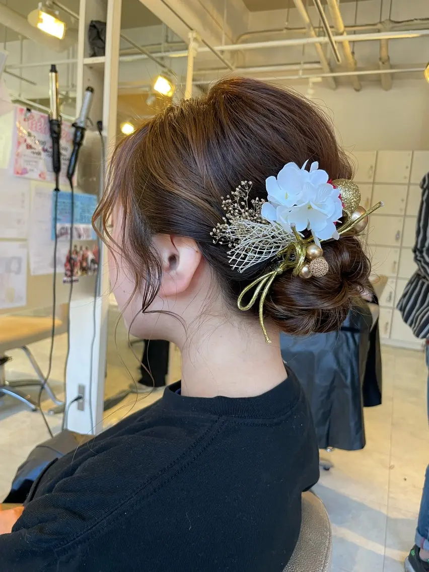 ヘアアレンジ ヘアセット 本田 卓也のヘアスタイル