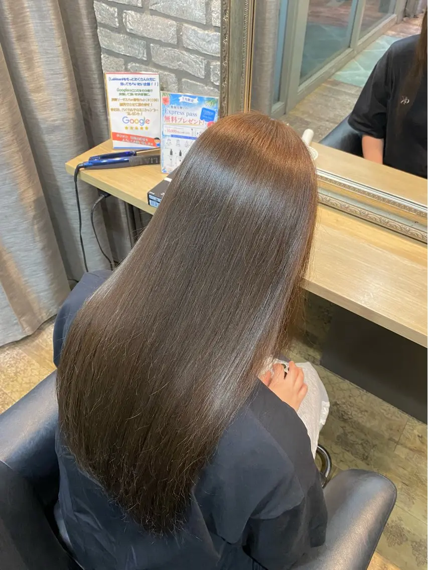 ロング カラー ヘアカラー 畑内 花凛のヘアスタイル