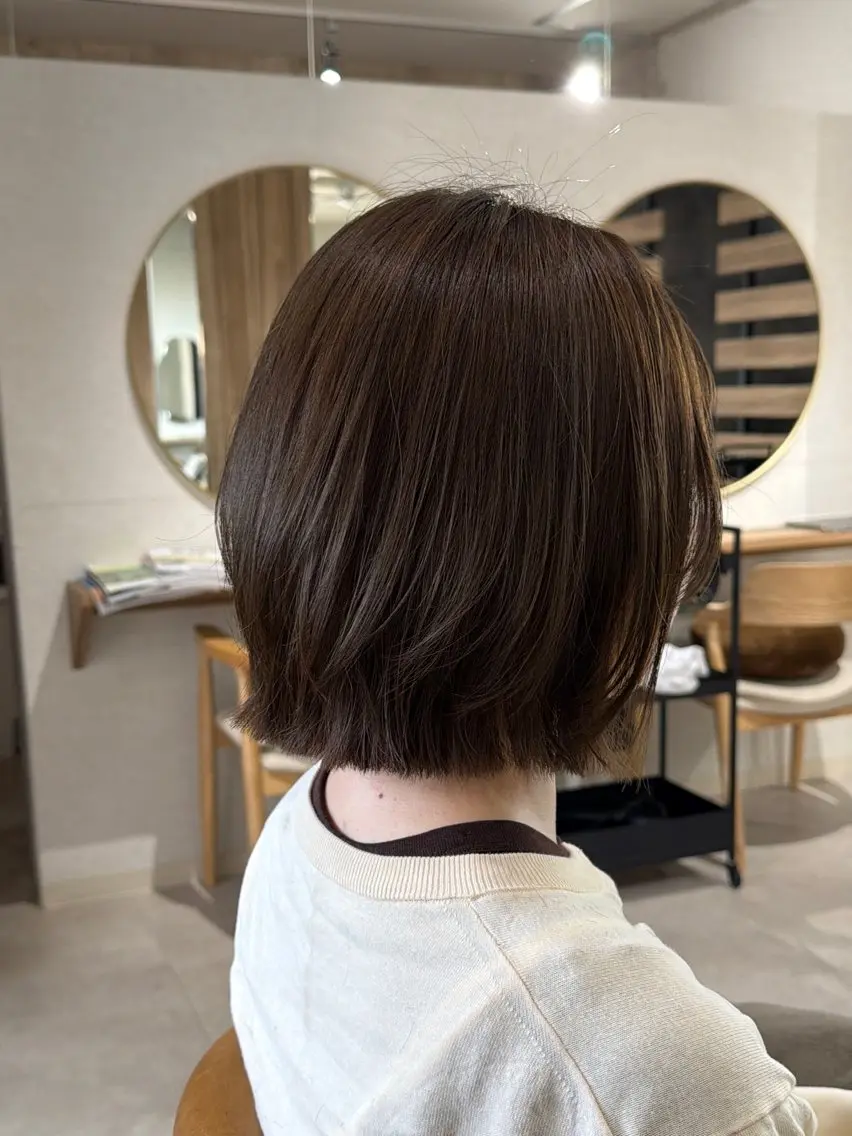 ミディアム カット トリートメント 🎀似合わせカット/ ボブ/佐瀬千枝🎀のヘアスタイル