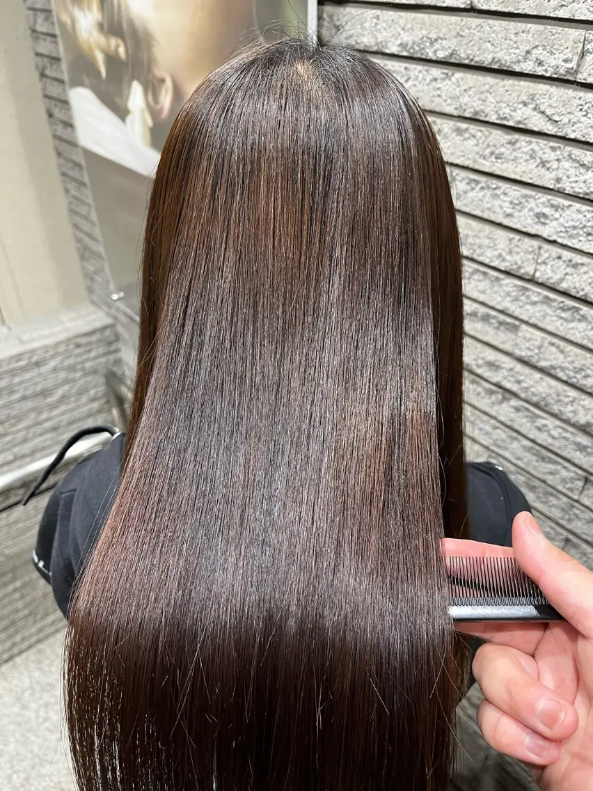 ✨🧴大人気ヘアケアコース🧴✨カット（3cm以上）×リセット剤×トステア（髪質改善）×髪質に合わせたTR🌈の写真