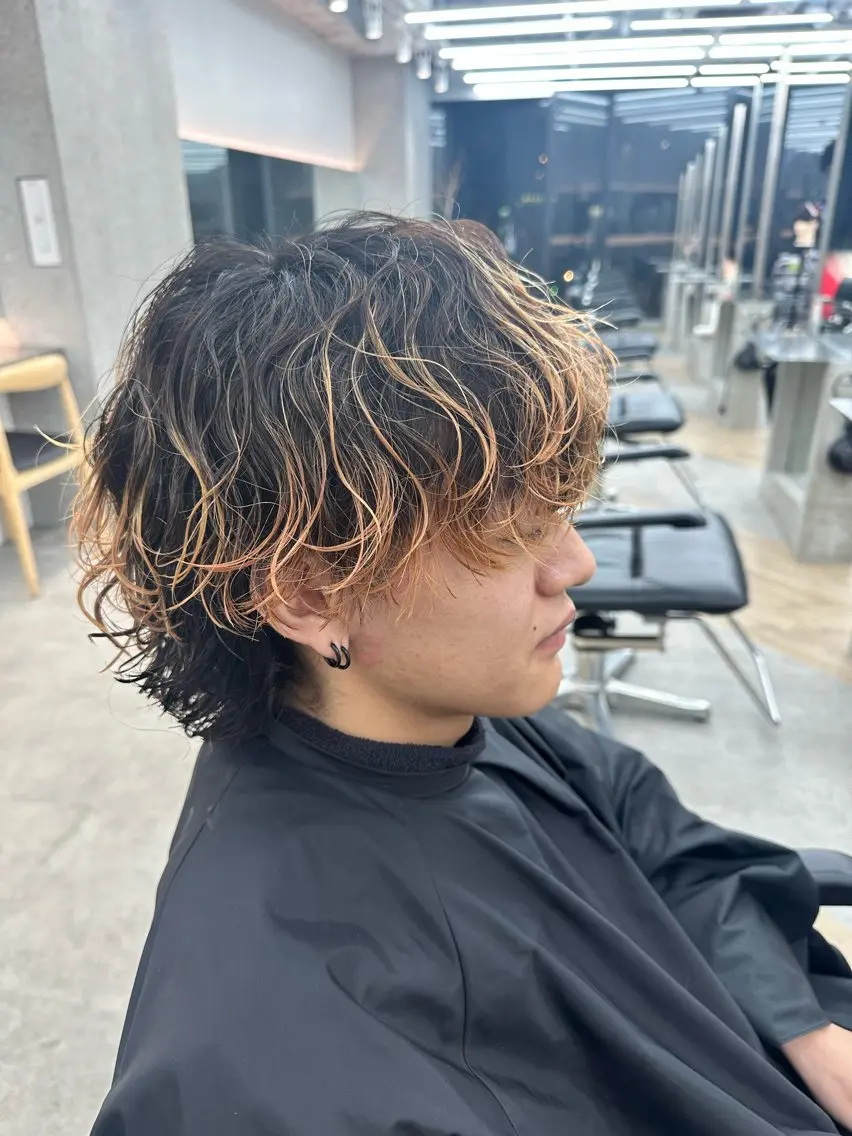 パーマ カット パーマ カット🔥パーマ特化 fifthりょう🔥のヘアスタイル