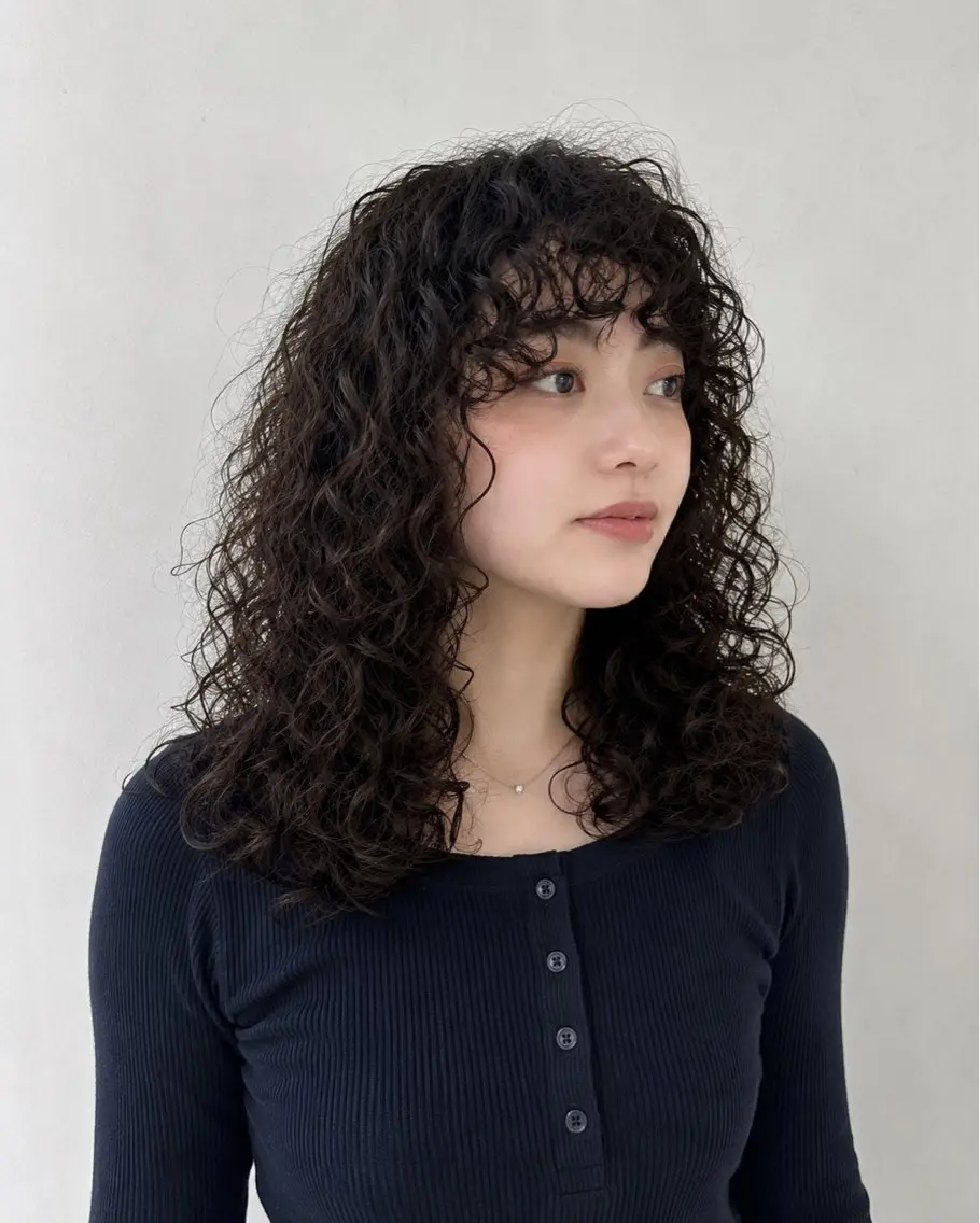 🌻夏季限定🌻【ハードパーマ】⭐️3000円⭐️毎日のアイロン不要の写真