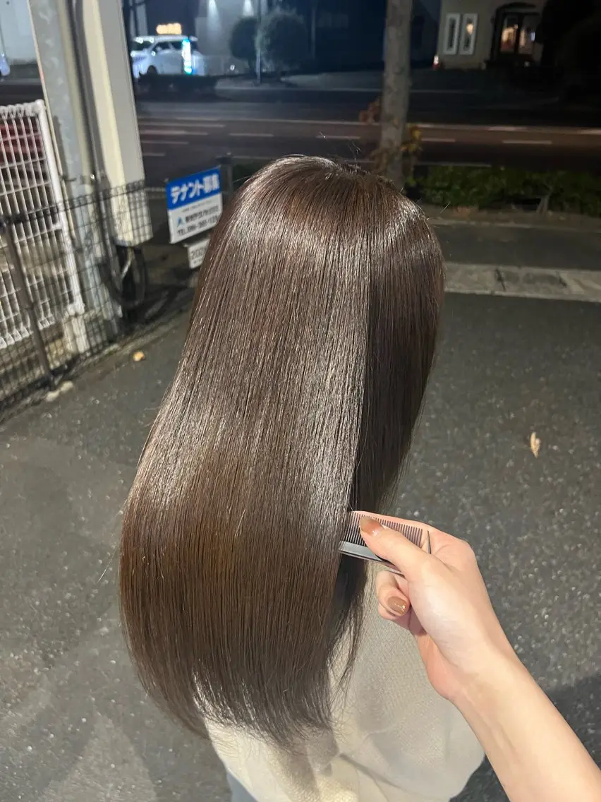 ロング RIENS xrea 髪質改善 /ななみのヘアスタイル
