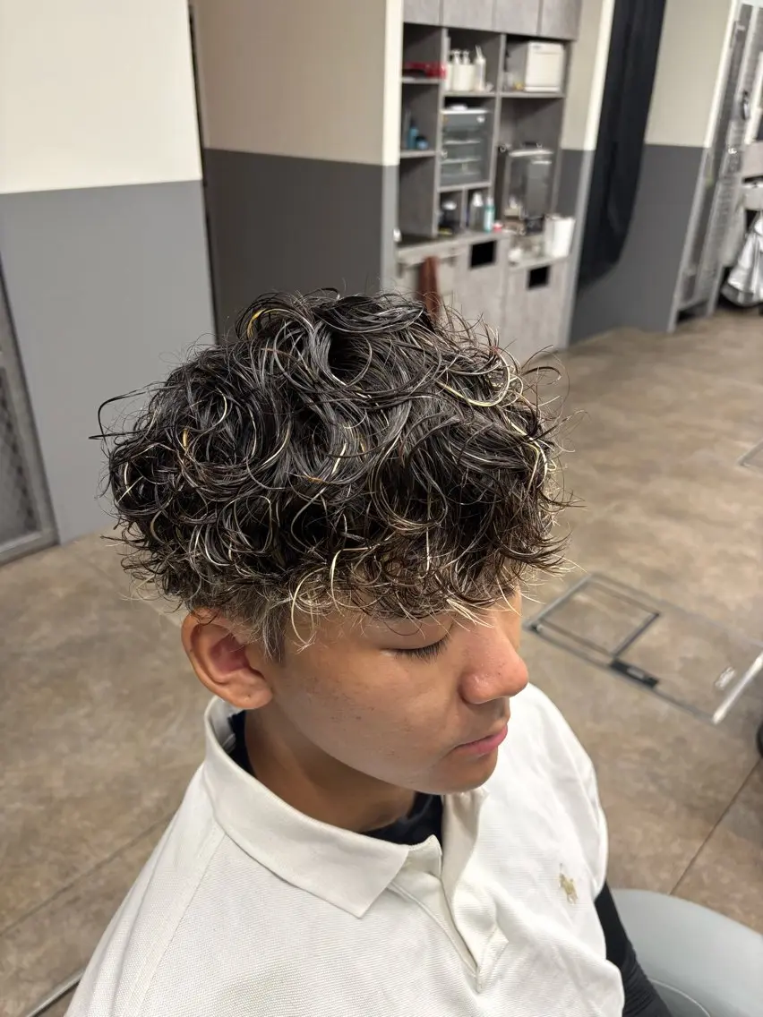 パーマ パーマ 田中 敬のヘアスタイル