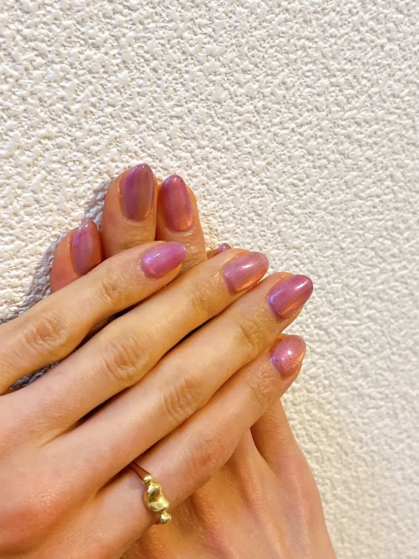 ネイル オーロラネイル フットネイル フレンチネイル ジェルネイル 韓国ネイル ハンドネイル mogunail &blowのネイルデザイン