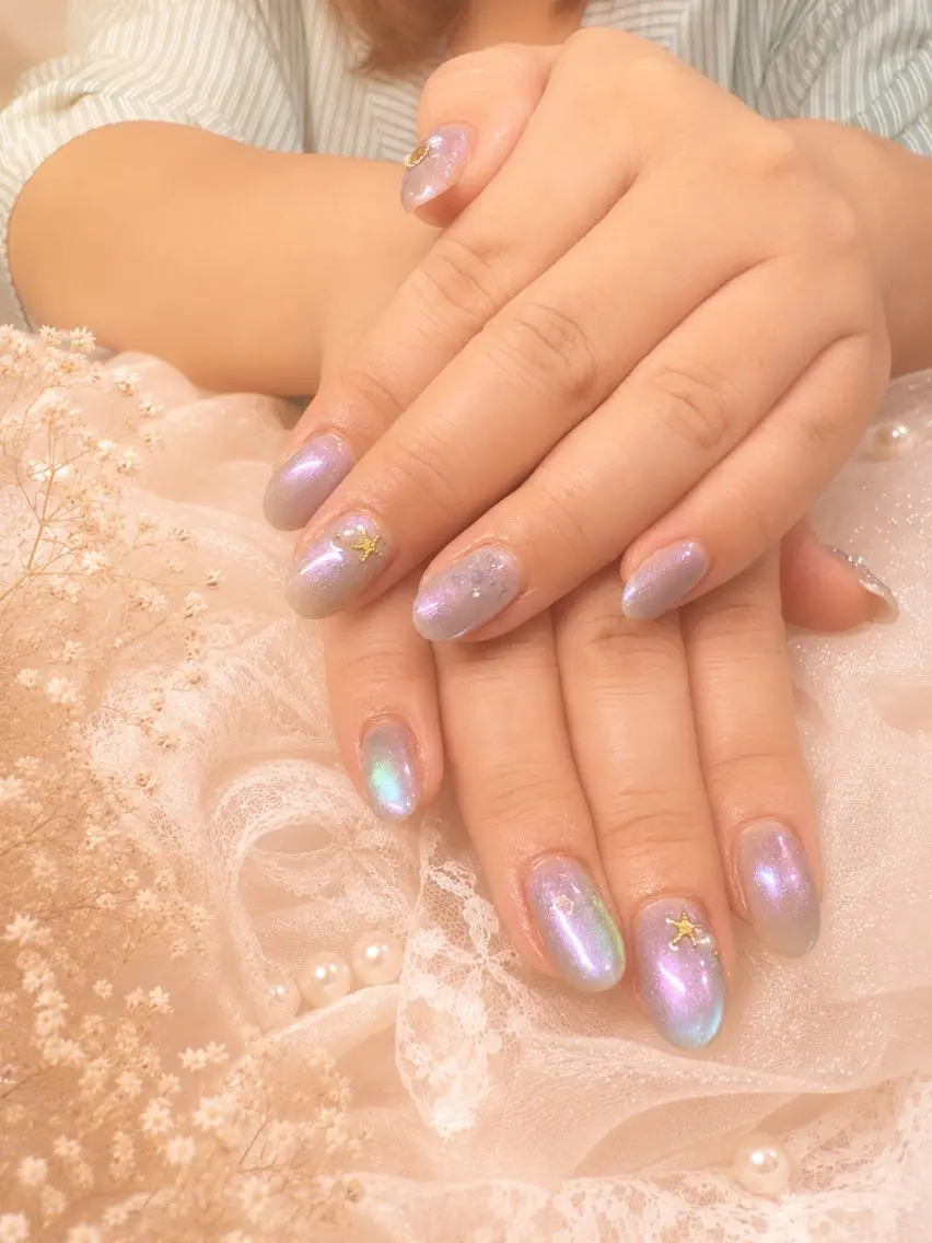 ネイル ジェルネイル マグネットネイル ハンドネイル Naris Nail salonのネイルデザイン