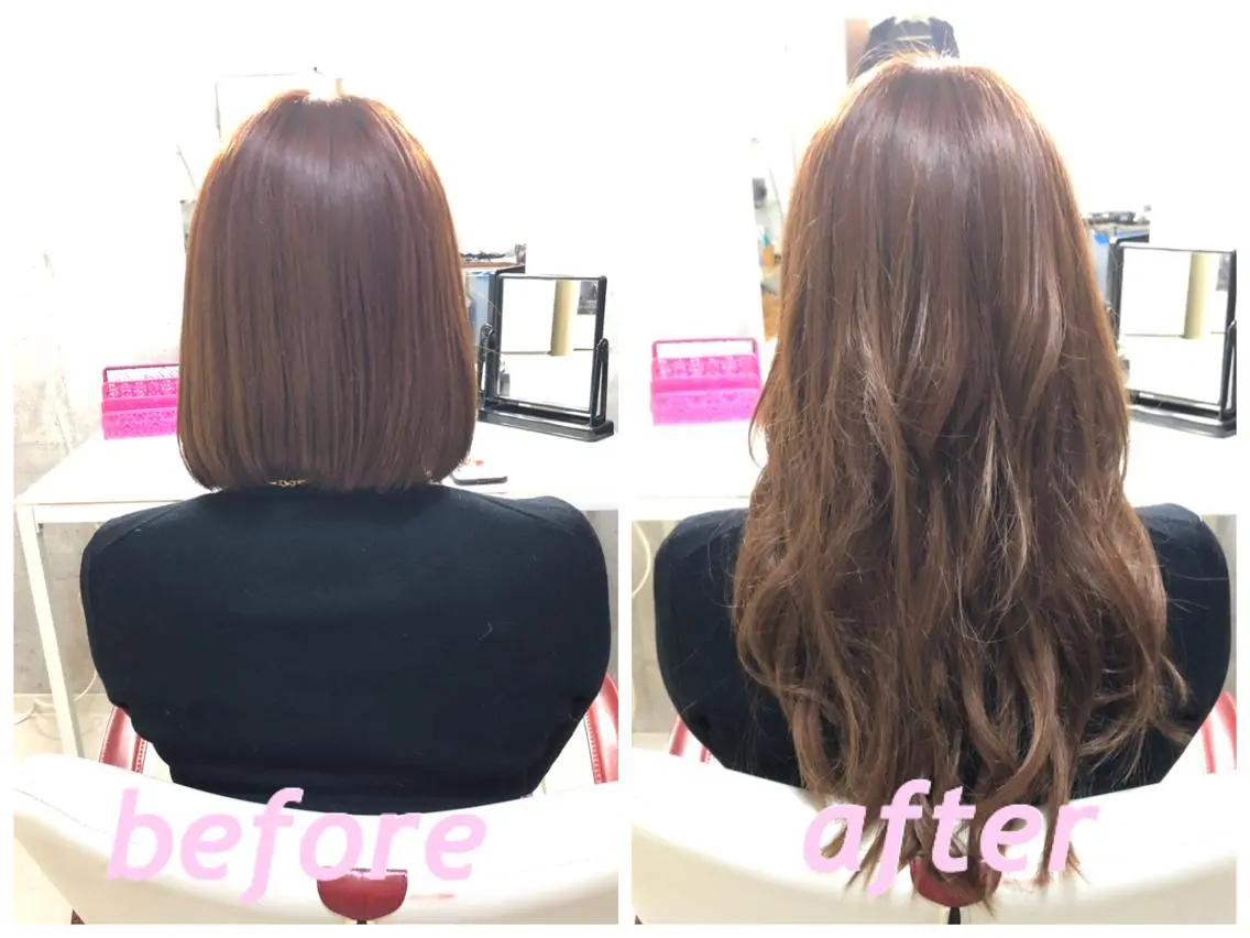 ロング エクステ 🌸ドレスアップ 心斎橋店🌸のヘアスタイル