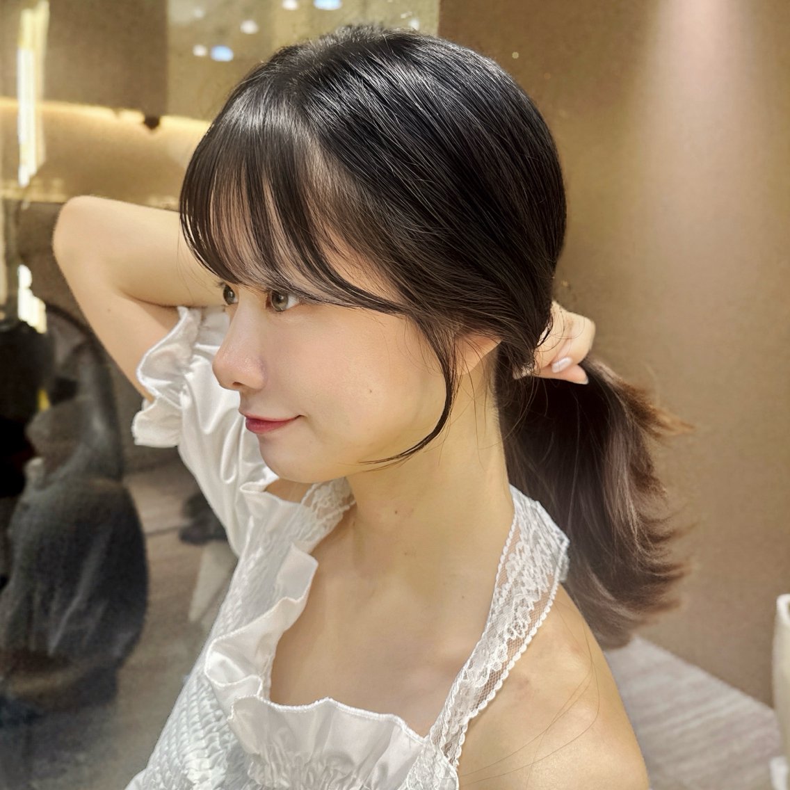 ロング カット 縮毛矯正/レイヤー /髪質改善/おばかんのヘアスタイル