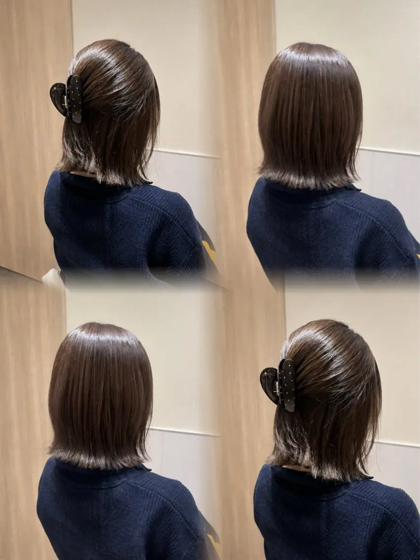 ミディアム カラー カット⌇艶カラー 🫧⌇Nanahoのヘアスタイル