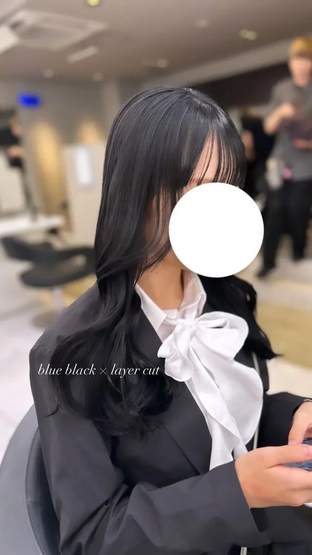 ロング カラー パーマ ヘアアレンジ メンズ キッズ ブリーチなしカラー/ ブラウン/レイヤーのヘアスタイル