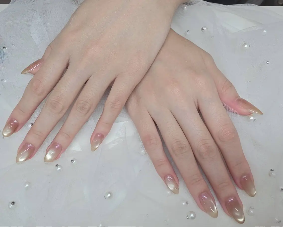 ネイル ハンドネイル 花瀬 スノーのネイルデザイン