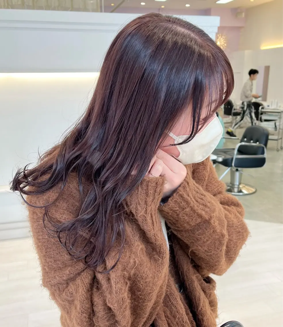 セミロング カラー GOODDAY ヘアサロンのヘアスタイル