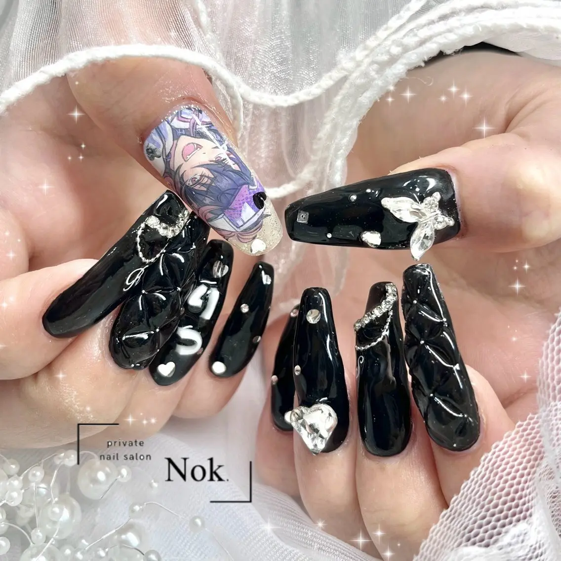 ネイル ハンドネイル 池袋痛ネイル Nok. 渡辺のネイルデザイン