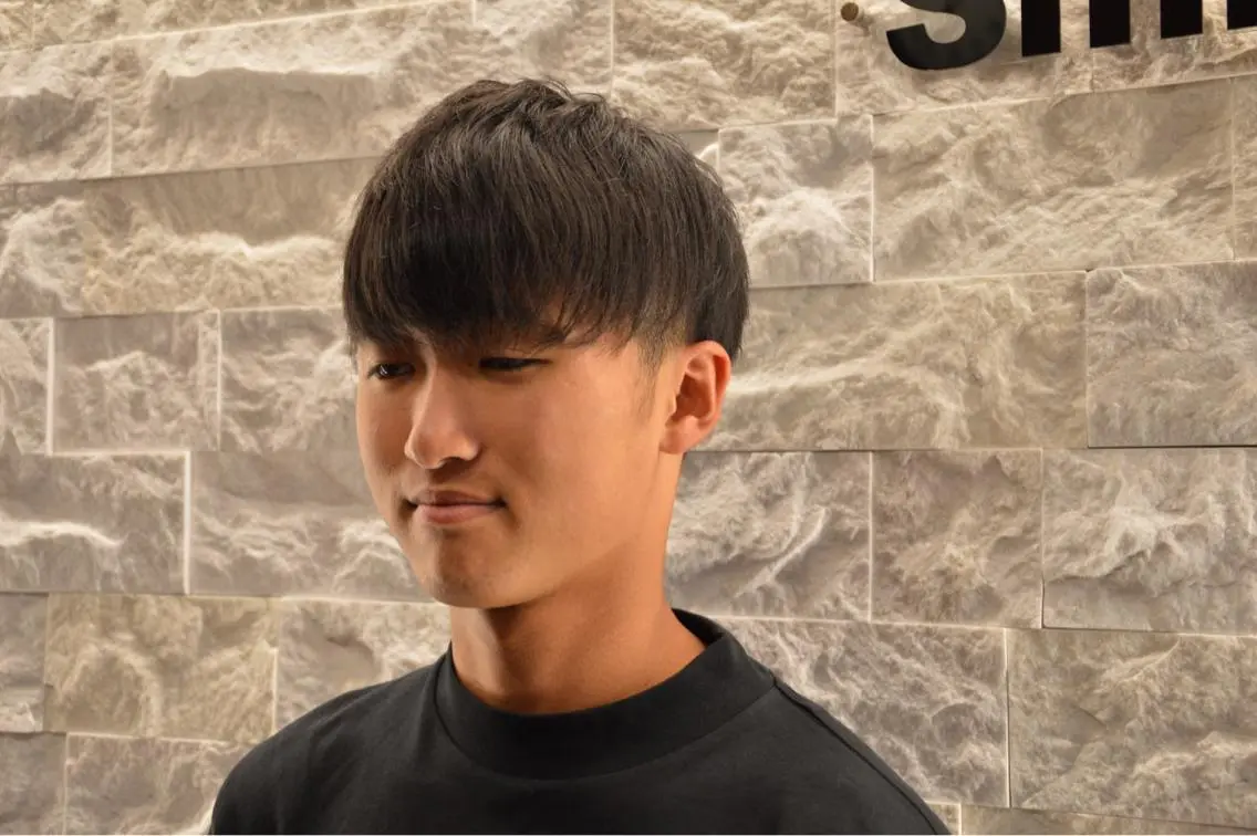 ショート メンズ マッシュ 福留 叶太のヘアスタイル