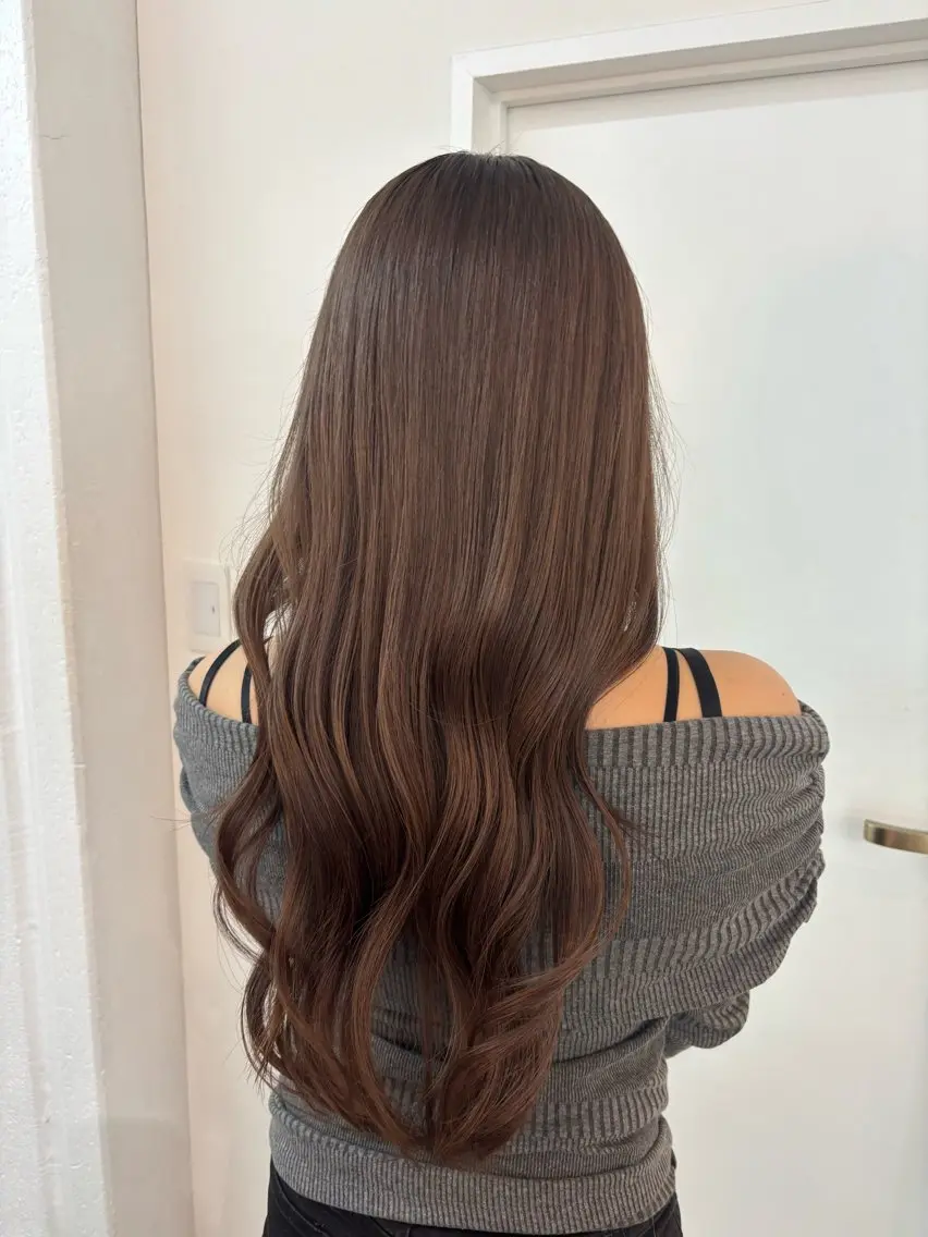 カラー 🤍Nozomi/ オリーブカラー🌿のヘアスタイル