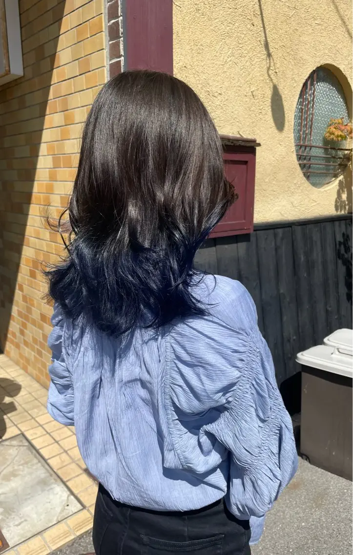 ミディアム カラー グラデーションカラー カット ヘアカラー APPEL / fujiiのヘアスタイル