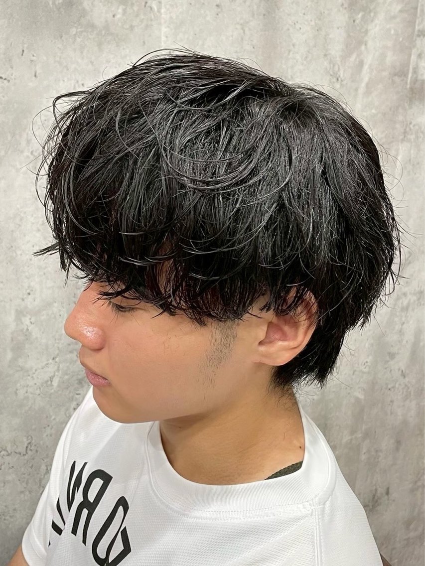 パーマ カット パーマ 🔥メンズカット🔥 パーマ⚡️松永のヘアスタイル