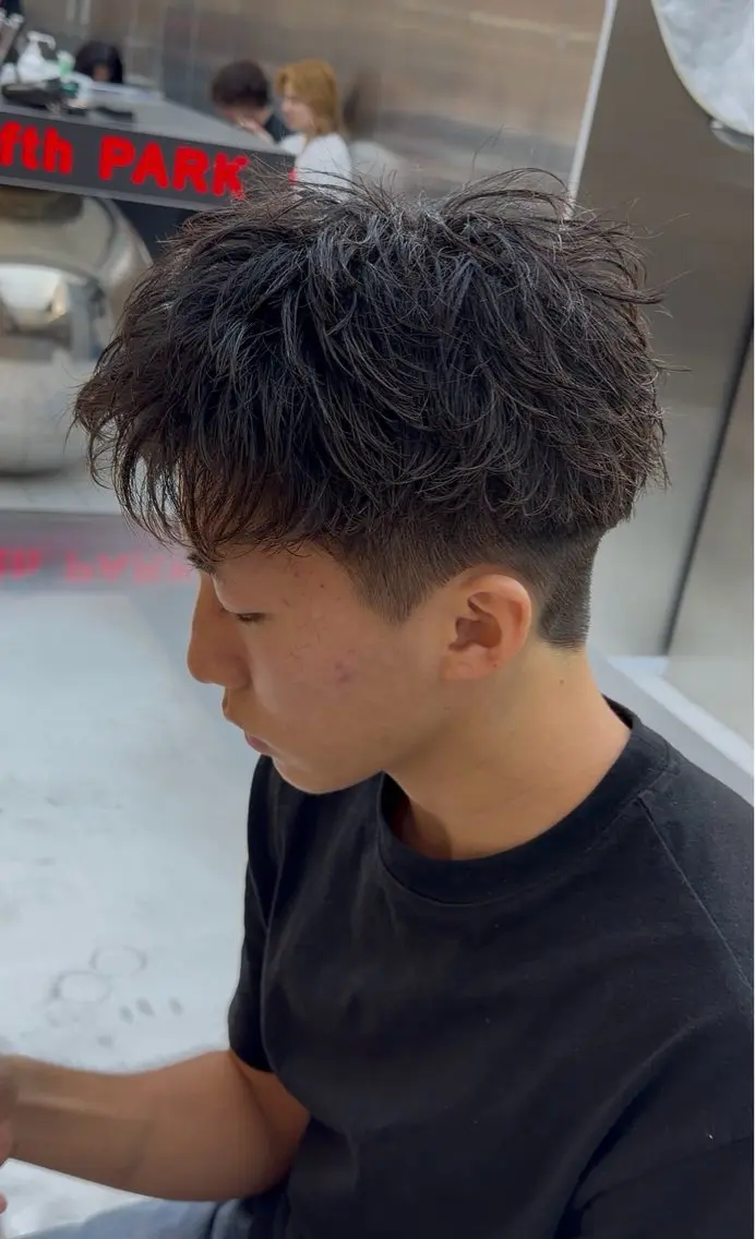 パーマ メンズ パーマ 杉野 ひなたのヘアスタイル