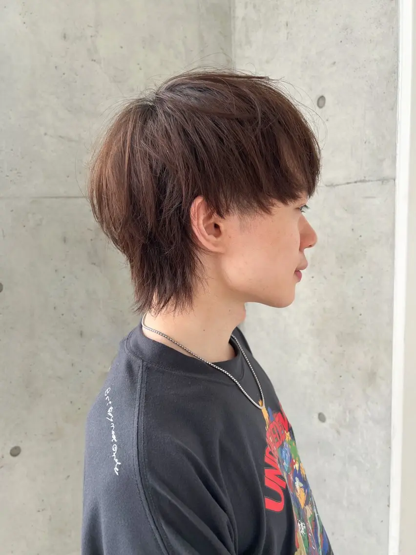 メンズ マッシュウルフ マッシュ メンズウルフカット ウルフカット "小顔カット" Fuko.のヘアスタイル