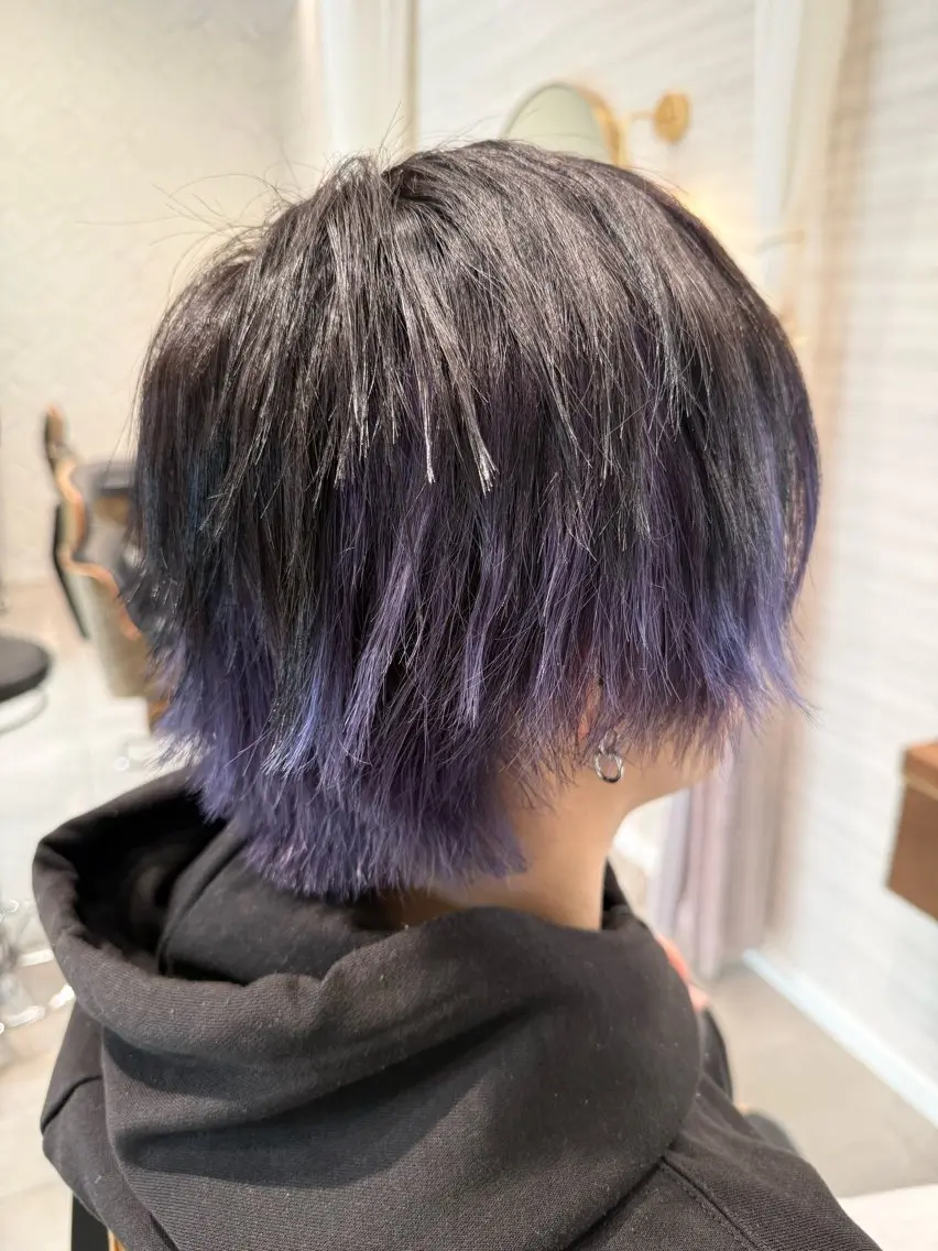 カラー メンズ カット ヘアカラー トリートメント 長谷川 紗羅のヘアスタイル