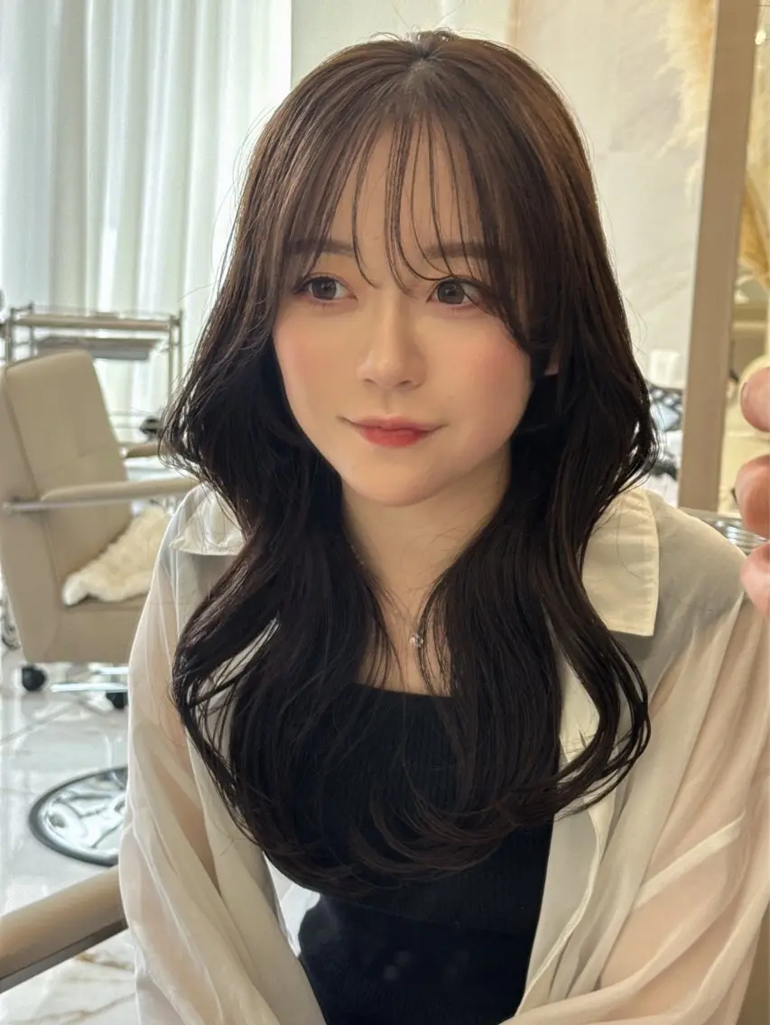 セミロング カラー カット ヘアカラー トリートメント 栄美容師/kiti /ボブ/ケントのヘアスタイル