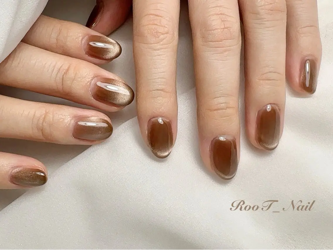 ネイル マグネットネイル ハンドネイル RooT Nailのネイルデザイン