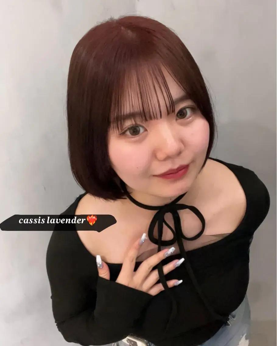 ショート カラー ヘアカラー トリートメント 🎀リ お🎀 カット/縮毛矯正のヘアスタイル