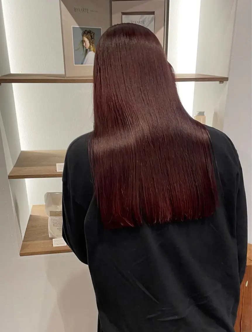 ロング トリートメント 酸性ストレート カット ヘアカラー 縮毛矯正 トリートメント haruna / Toruveのヘアスタイル
