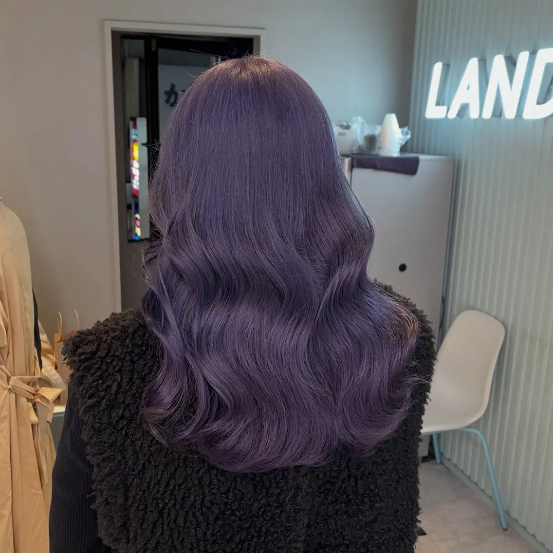 セミロング カラー ヘアカラー トリートメント ブリーチカラー 🩵MIZUKIのヘアスタイル