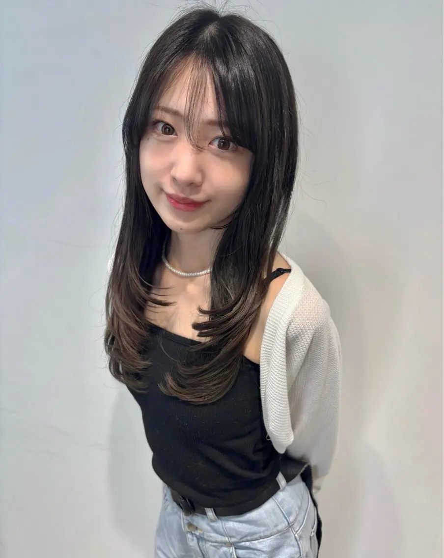 【一推し🫶🏻】カット+髪質改善inケアカラー+5step TOKIOトリートメント+超音波アイロン✨の写真
