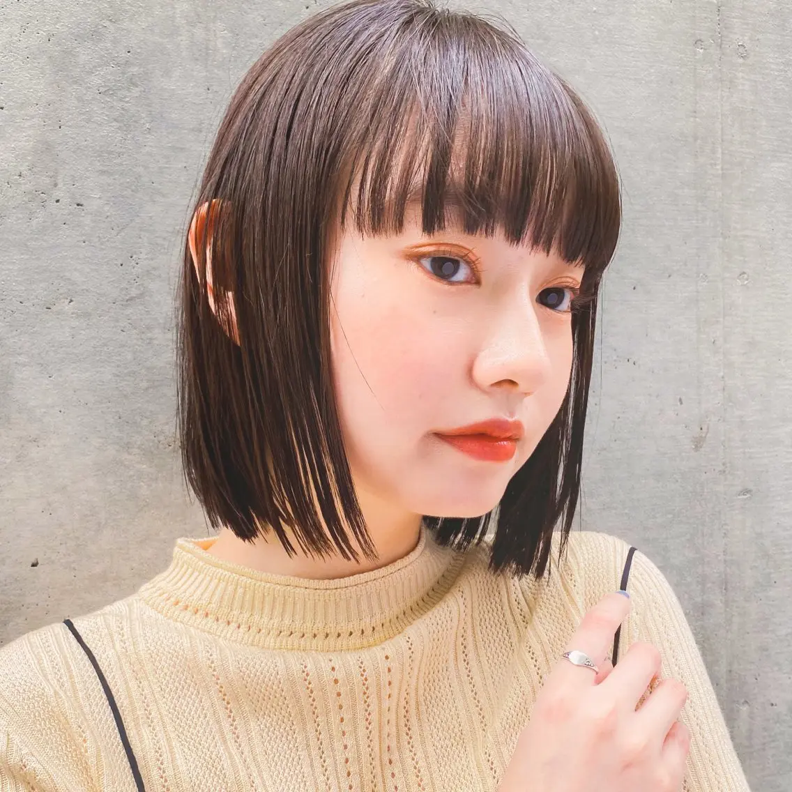 ショート 切りっぱなしボブ ボブ GARDEN今野佑哉 似合わせカット銀座のヘアスタイル