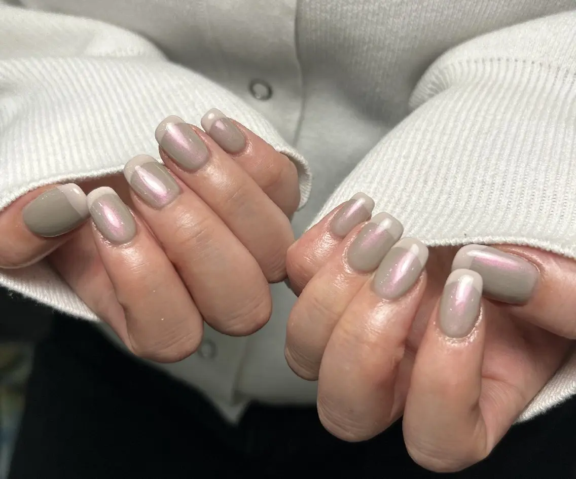 ネイル フレンチネイル シンプルネイル ハンドネイル UM Nail Salonのネイルデザイン