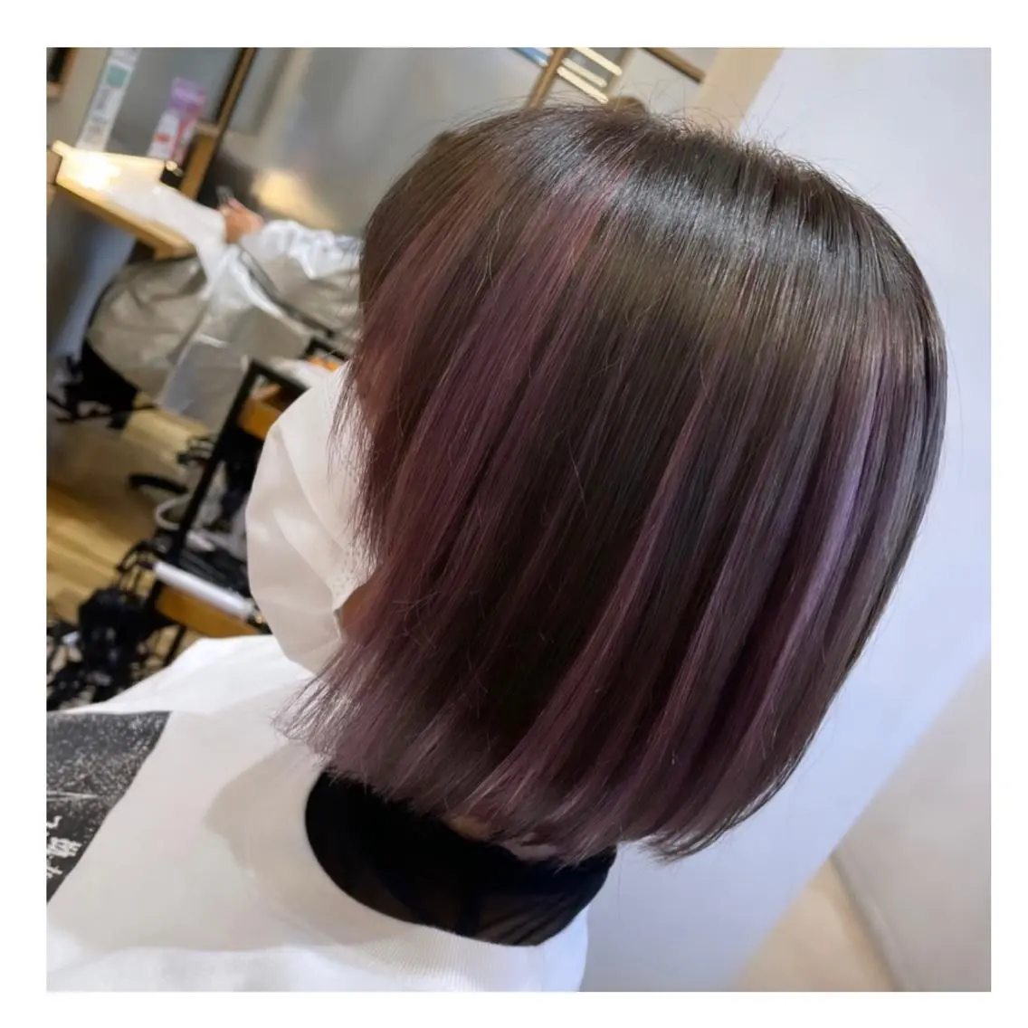 ショート カラー ブリーチ インナーカラー ヘアカラー トリートメント ❁⃘ ち だ り さ ❁⃘のヘアスタイル