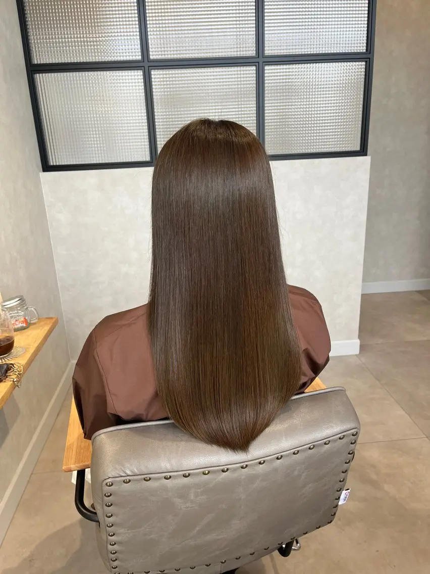 カラー ベージュカラー オリーブベージュ ヘアカラー トリートメント 透明感カラー🪽/ 個室スパ🫧/はるかのヘアスタイル