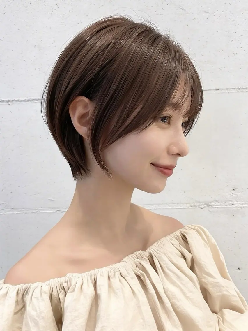 ショート カット ショートボブ/艶 カラー/SHUTOのヘアスタイル