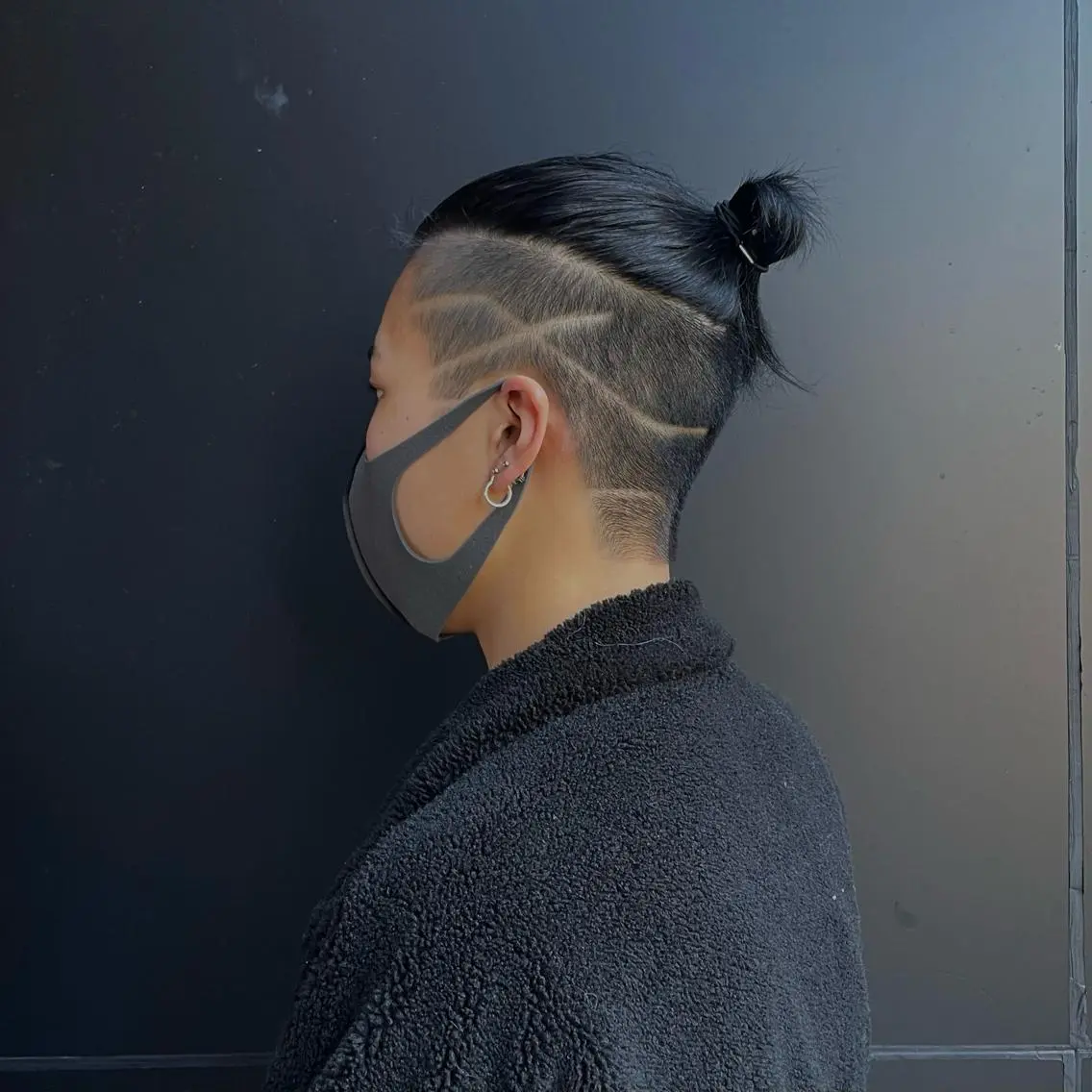ミディアム メンズ マンバンヘア カット 【柏メンズパーマ職人 】店長 KAZUMAのヘアスタイル