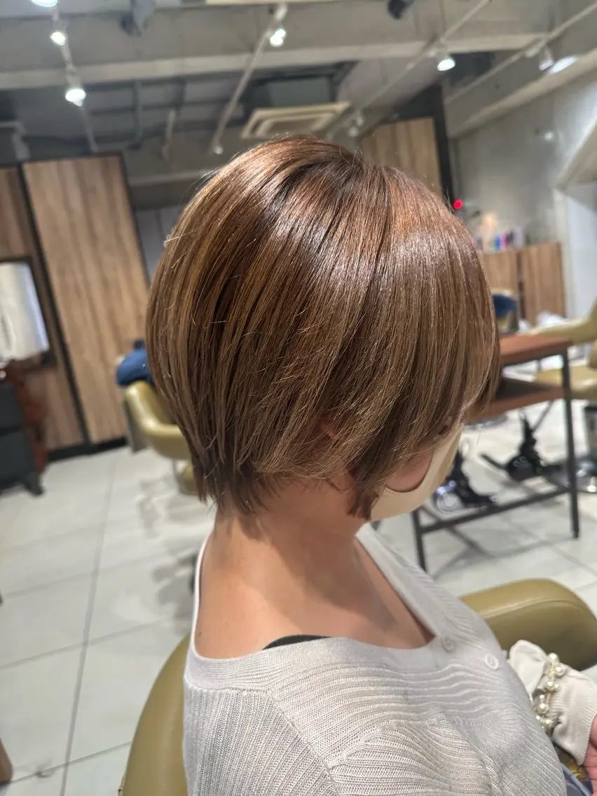 ショート カット 縮毛矯正 トリートメント ⭐️ツイスパ⭐️ 菊池　拓也のヘアスタイル