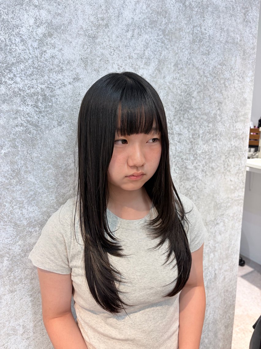 ロング レイヤーカット カット Honami💫 縮毛矯正/レイヤーのヘアスタイル