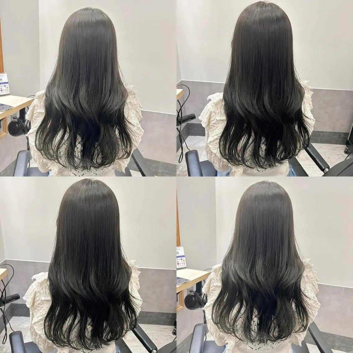 ロング カラー ベージュカラー 透明感カラー オリーブベージュ ピンクカラー ピンクベージュ カット ヘアカラー SAKINO ベージュカラーのヘアスタイル