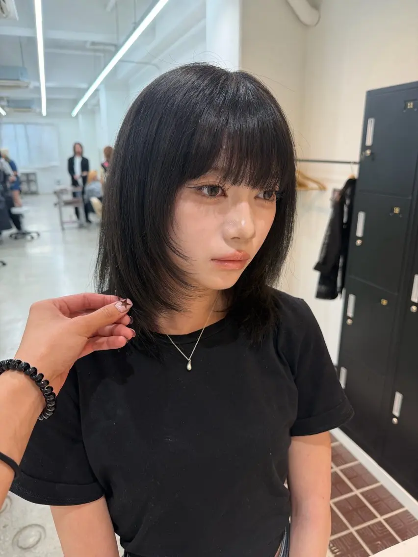 【当日駆け込み予約🙆🏻‍♀️🎀】就活・実習前にオススメ💙暗くしたくない人向け✨️ワンカラー+艶トリートメントの写真