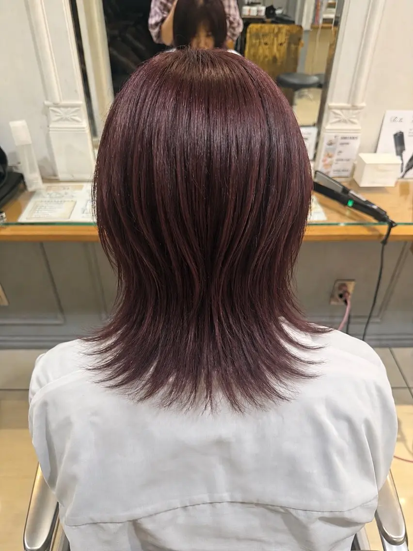 ミディアム カラー ヘアカラー Kanami ♡♡のヘアスタイル