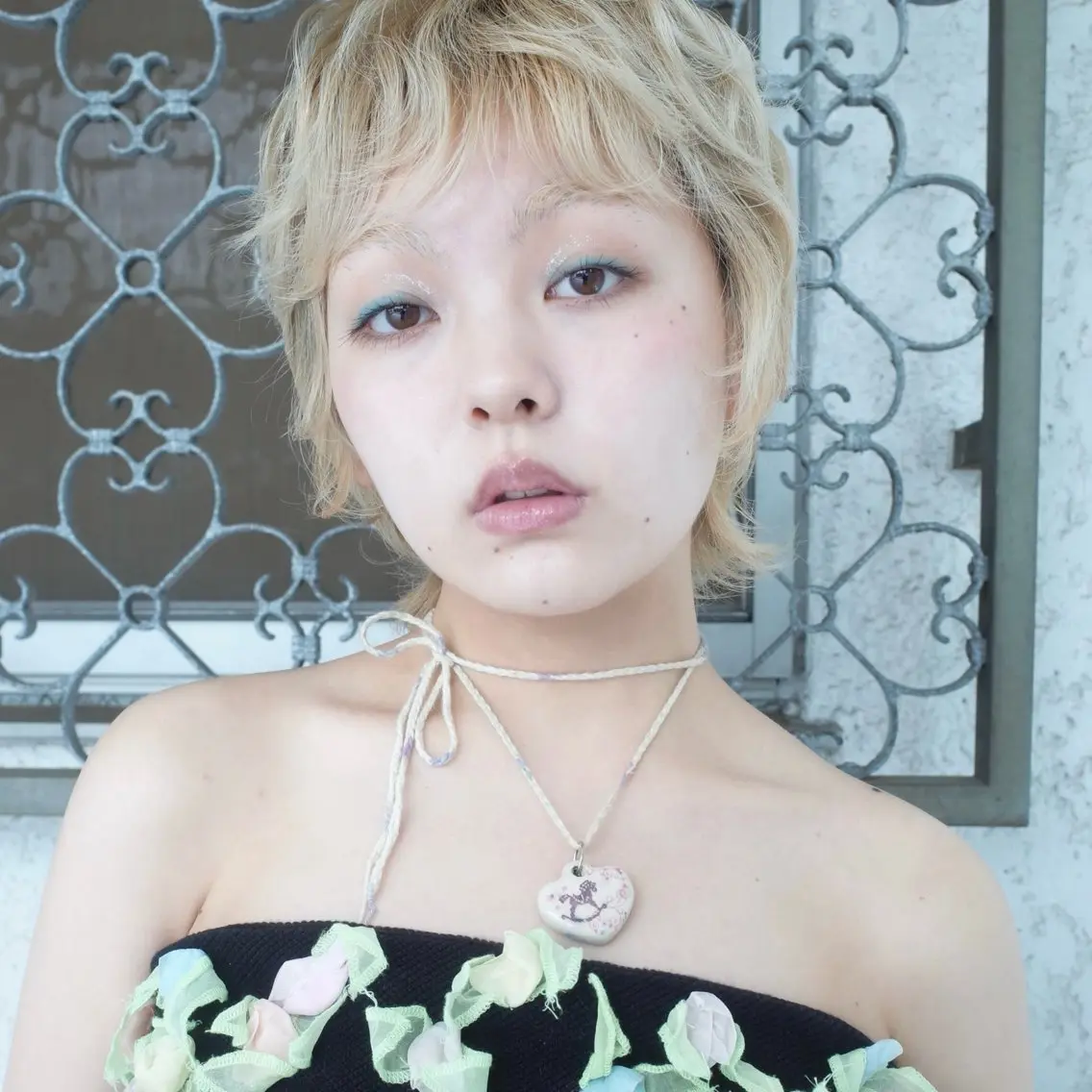 ショート カラー ブリーチ ヘアカラー 表参道 /ハイトーン SAKIのヘアスタイル