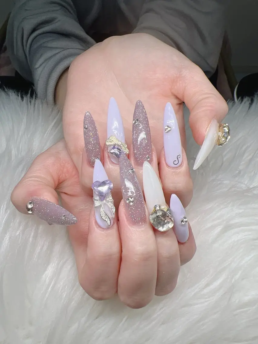 ネイル ハンドネイル Lee Nails チップ長さだし専門店のネイルデザイン